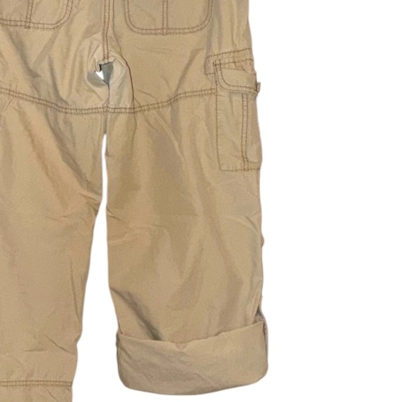 LOFT Sz 6 Julie Fit Tan Wide Leg
Convertible Cargo Pants 3 Adjustable Lengths - Picture 5 of 7